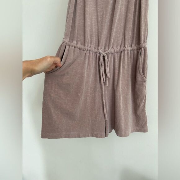 Sundry by Anthropologie Tan Sleeveless Romper - Picture 4 of 11